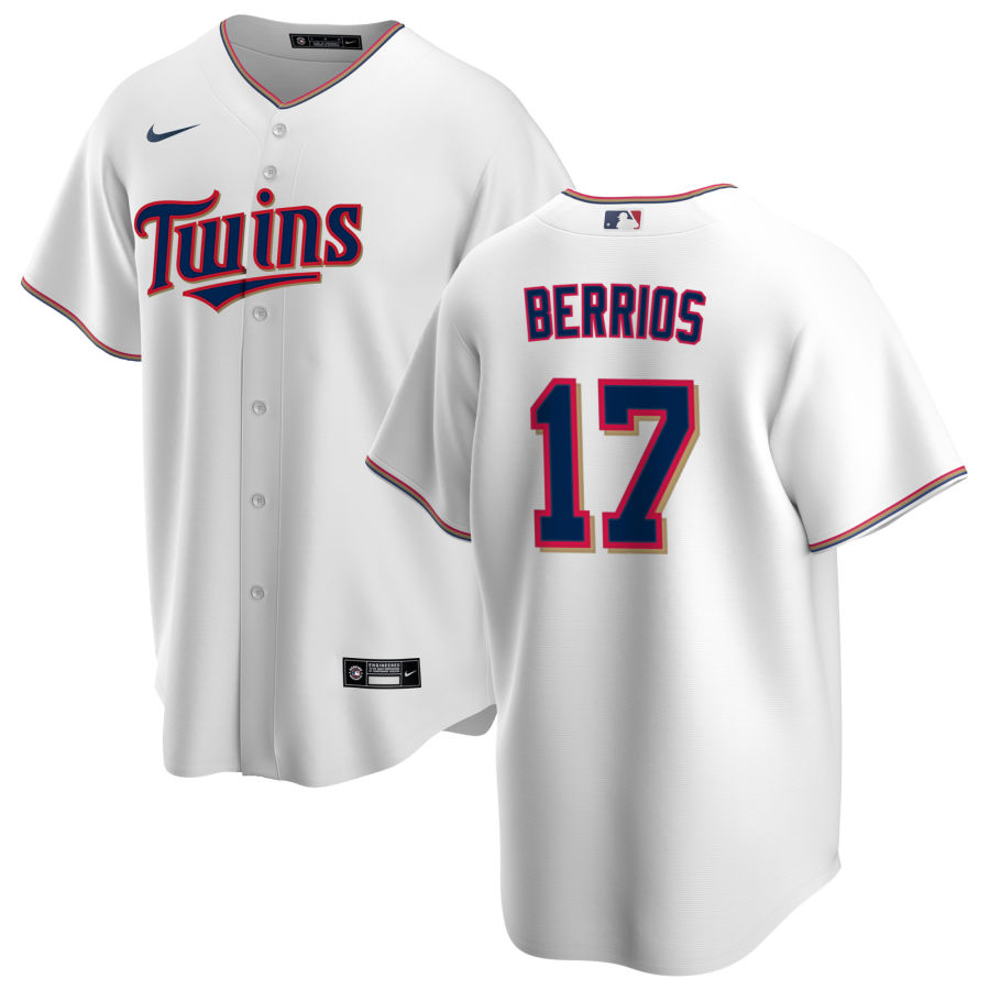 Nike Men #17 Jose Berrios Minnesota Twins Baseball Jerseys Sale-White